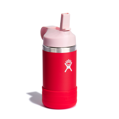 12oz (354mL) Kids Bottle with Straw Lid and Boot