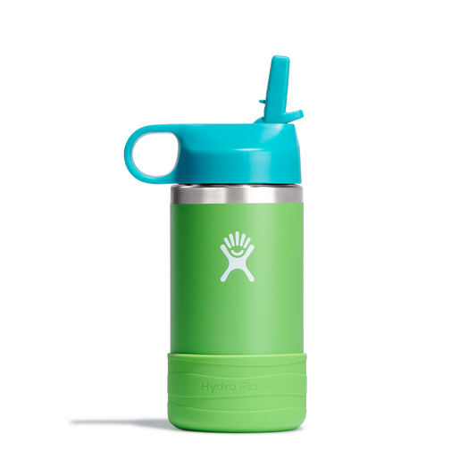 12oz (354mL) Kids Bottle with Straw Lid and Boot