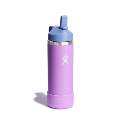 18oz (532mL) Kids Bottle w/ Straw Cap and Boot