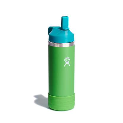 18oz (532mL) Kids Bottle w/ Straw Cap and Boot